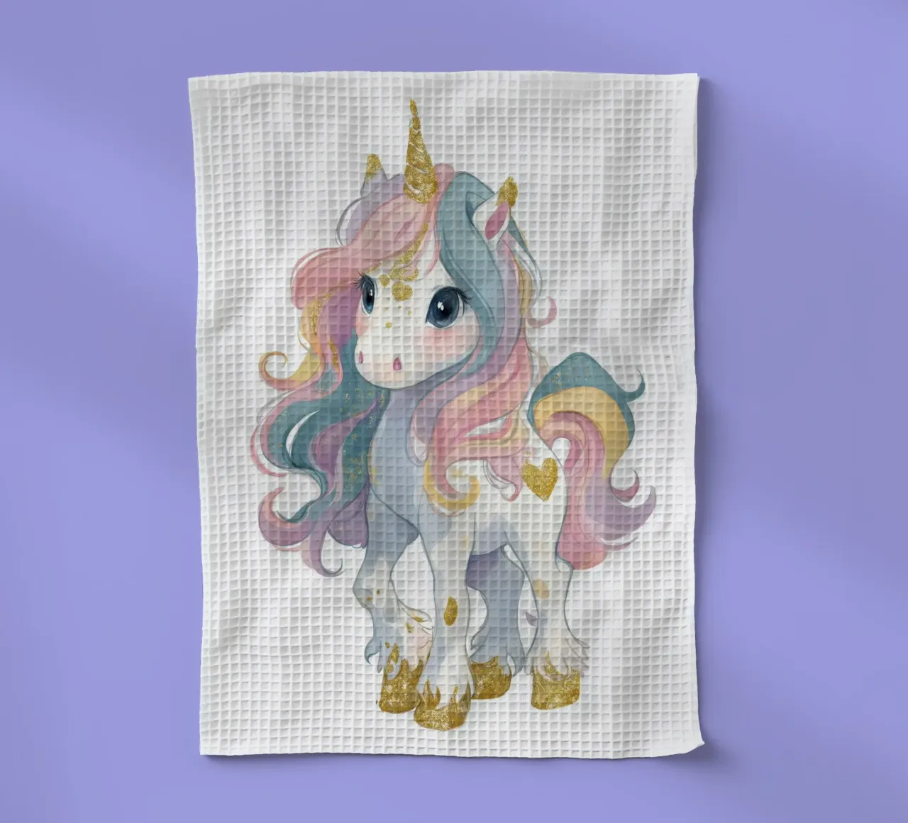 Chambre d'enfant licorne torchon de Imagine