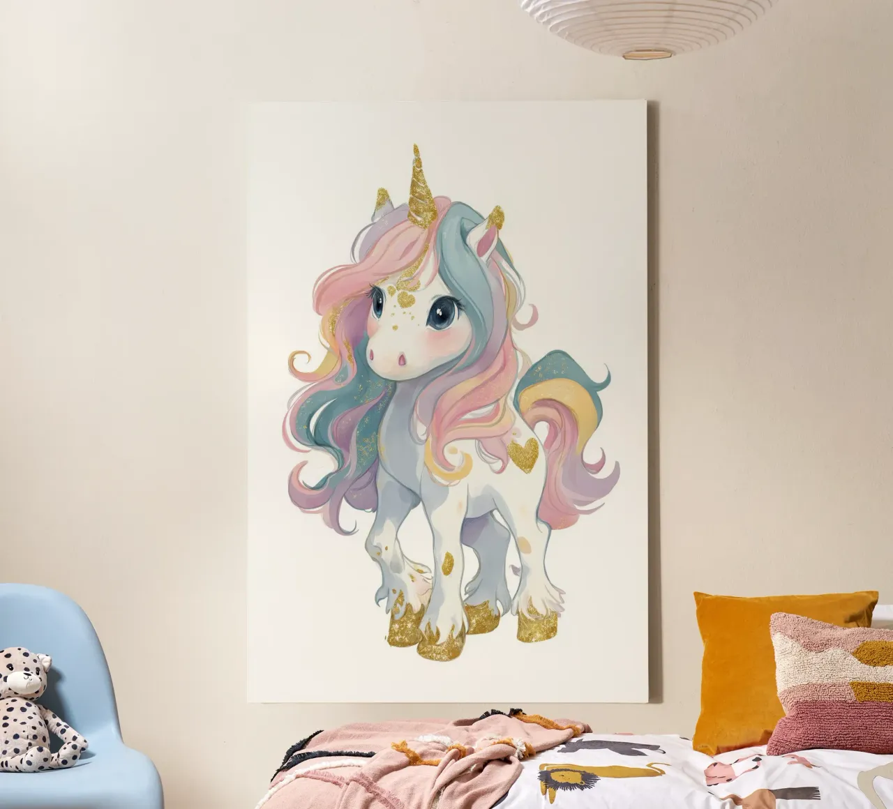 Unicorn nursery canvas by Imagine