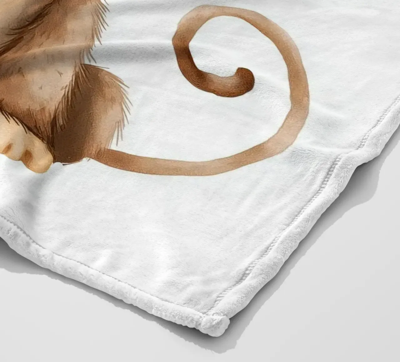 Asilo nido per scimmie coperta in pile da Imagine
