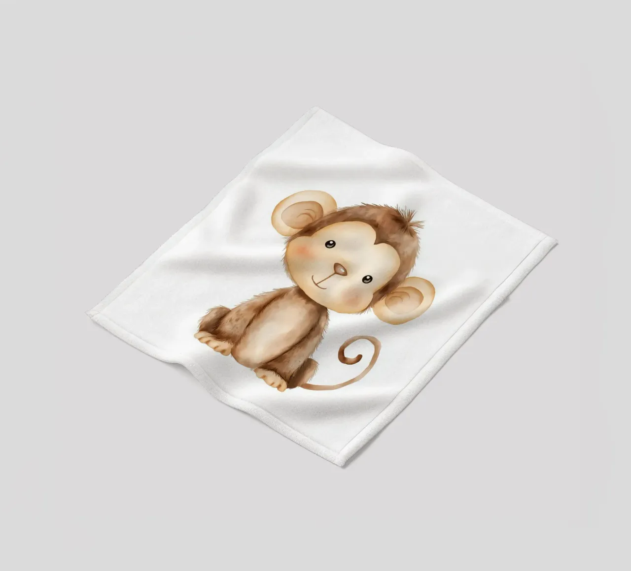 Asilo nido per scimmie coperta in pile da Imagine