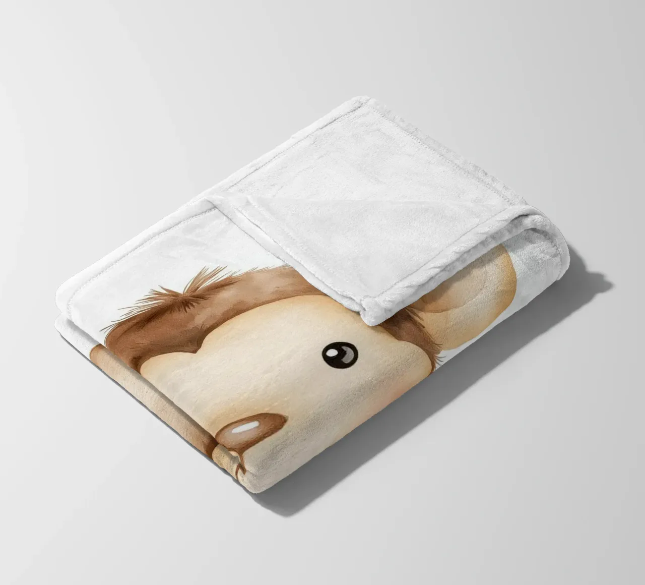 Asilo nido per scimmie coperta in pile da Imagine