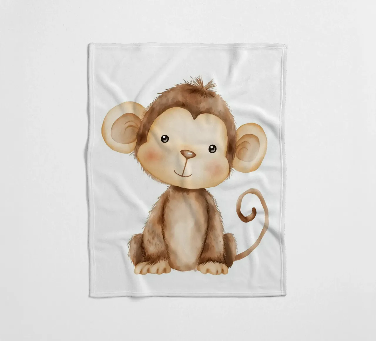Asilo nido per scimmie coperta in pile da Imagine
