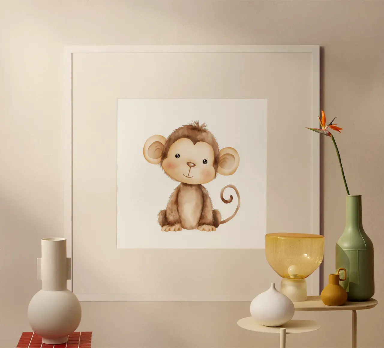 Asilo nido per scimmie poster da Imagine