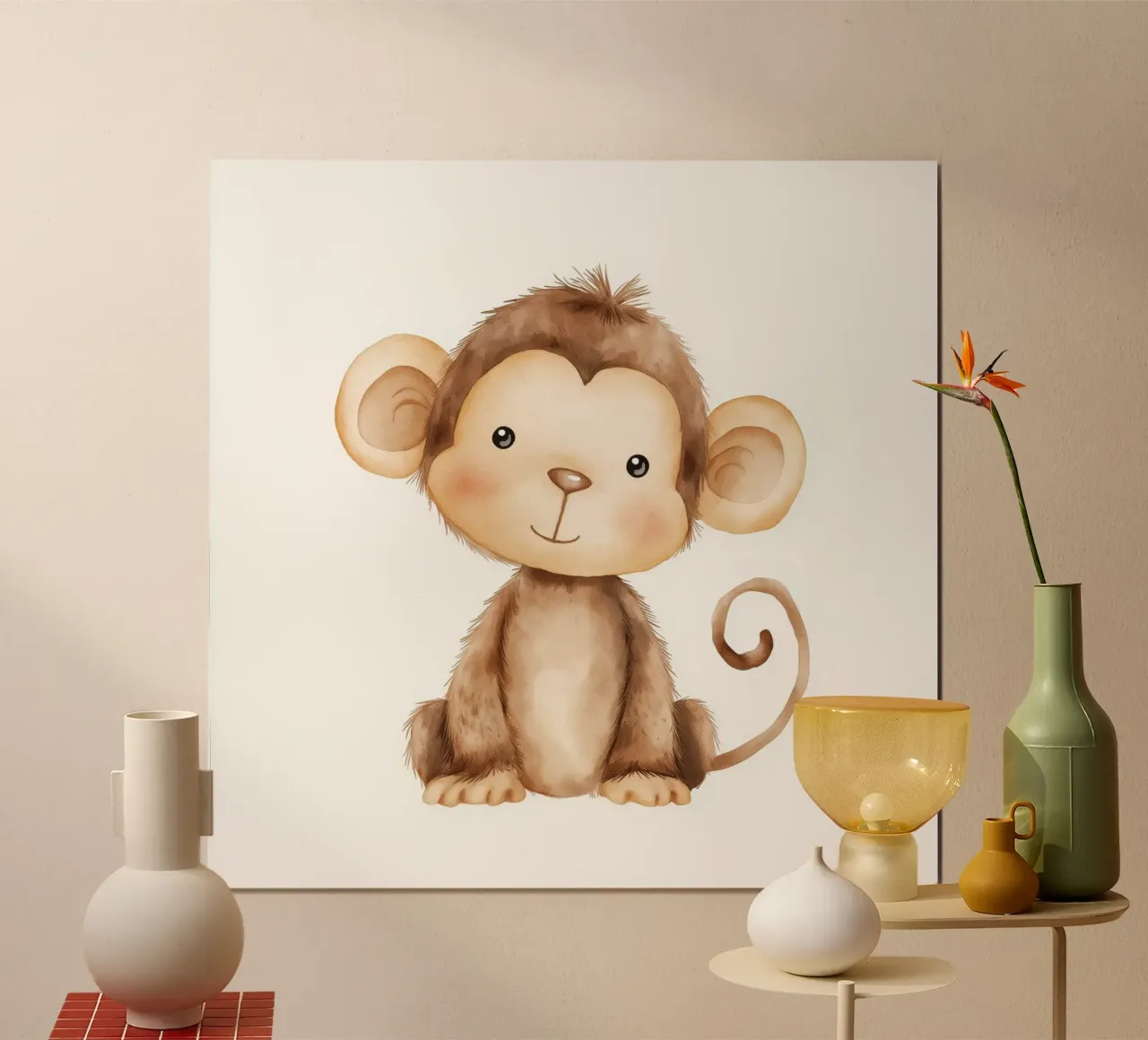 Asilo nido per scimmie poster da Imagine