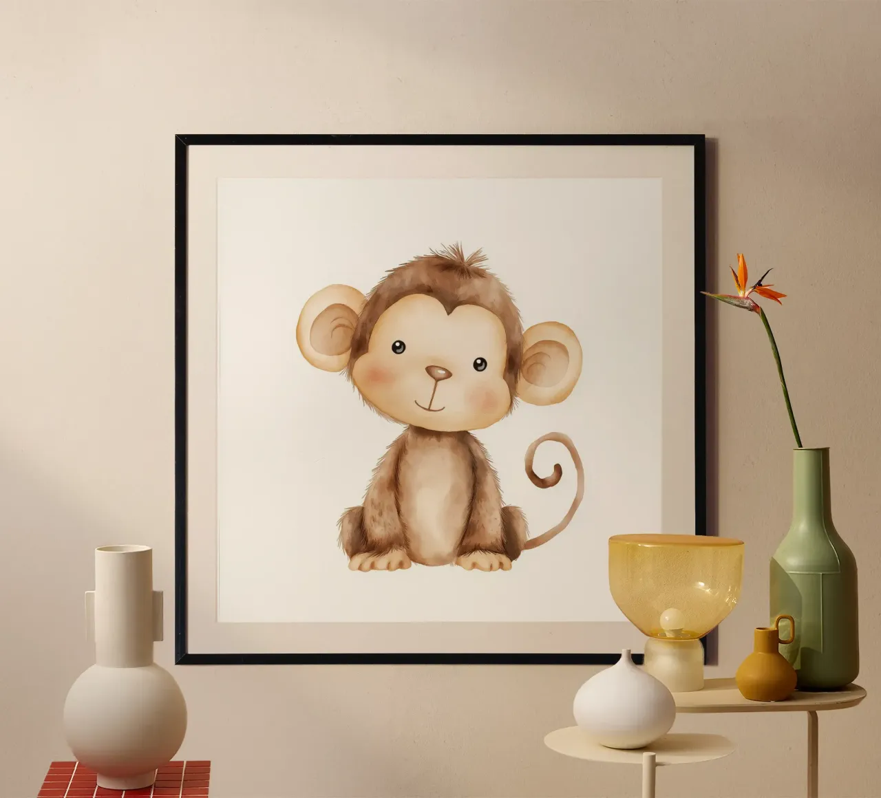 Asilo nido per scimmie poster da Imagine