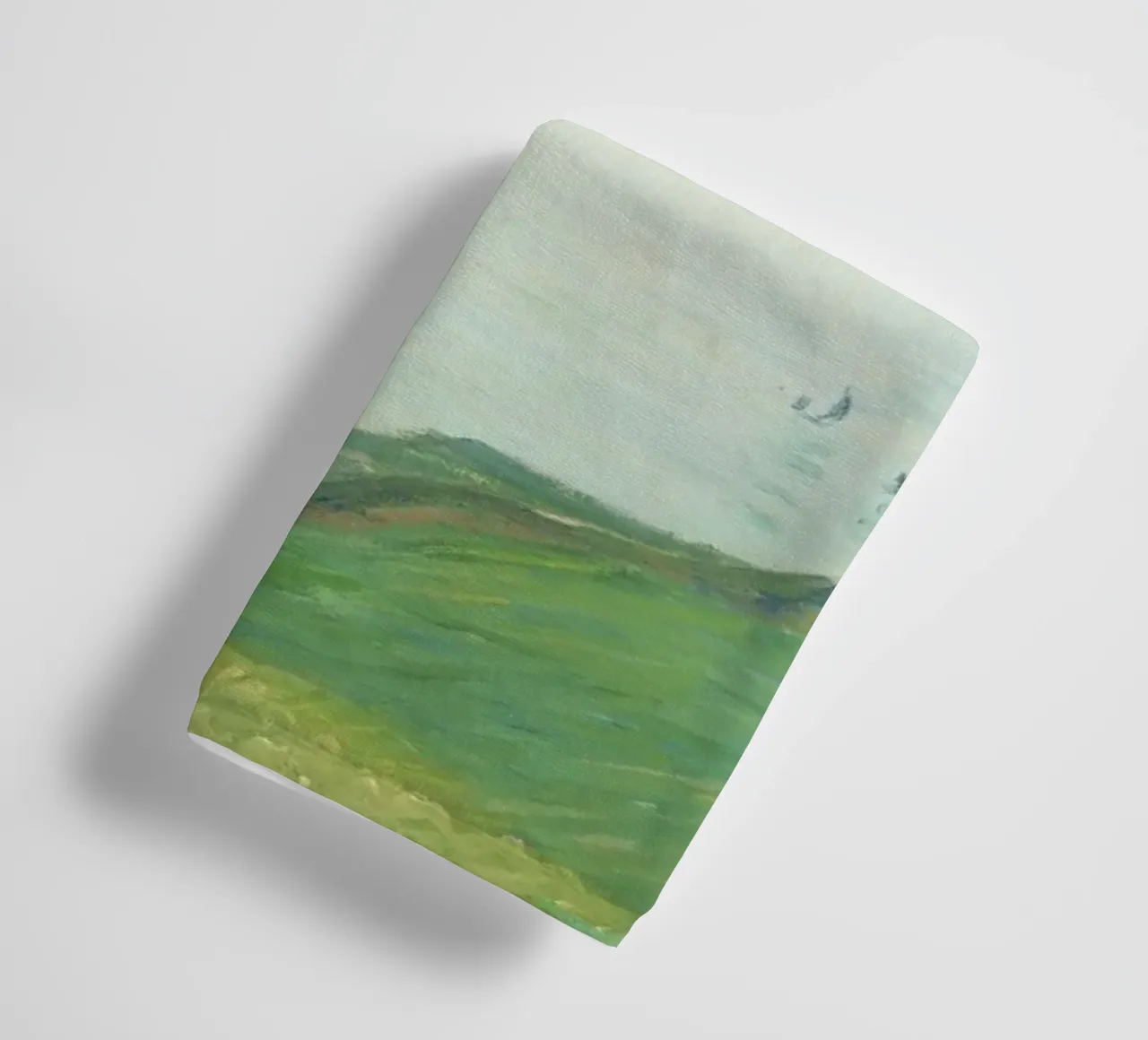 Le scogliere di Pourville di Claude Monet (1882) asciugamano da bagno da Monet Art Prints