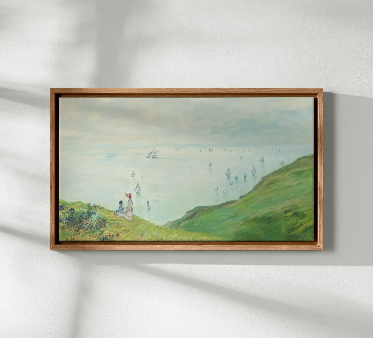 Claude Monet’s Cliffs at Pourville (1882) canvas by Monet Art Prints