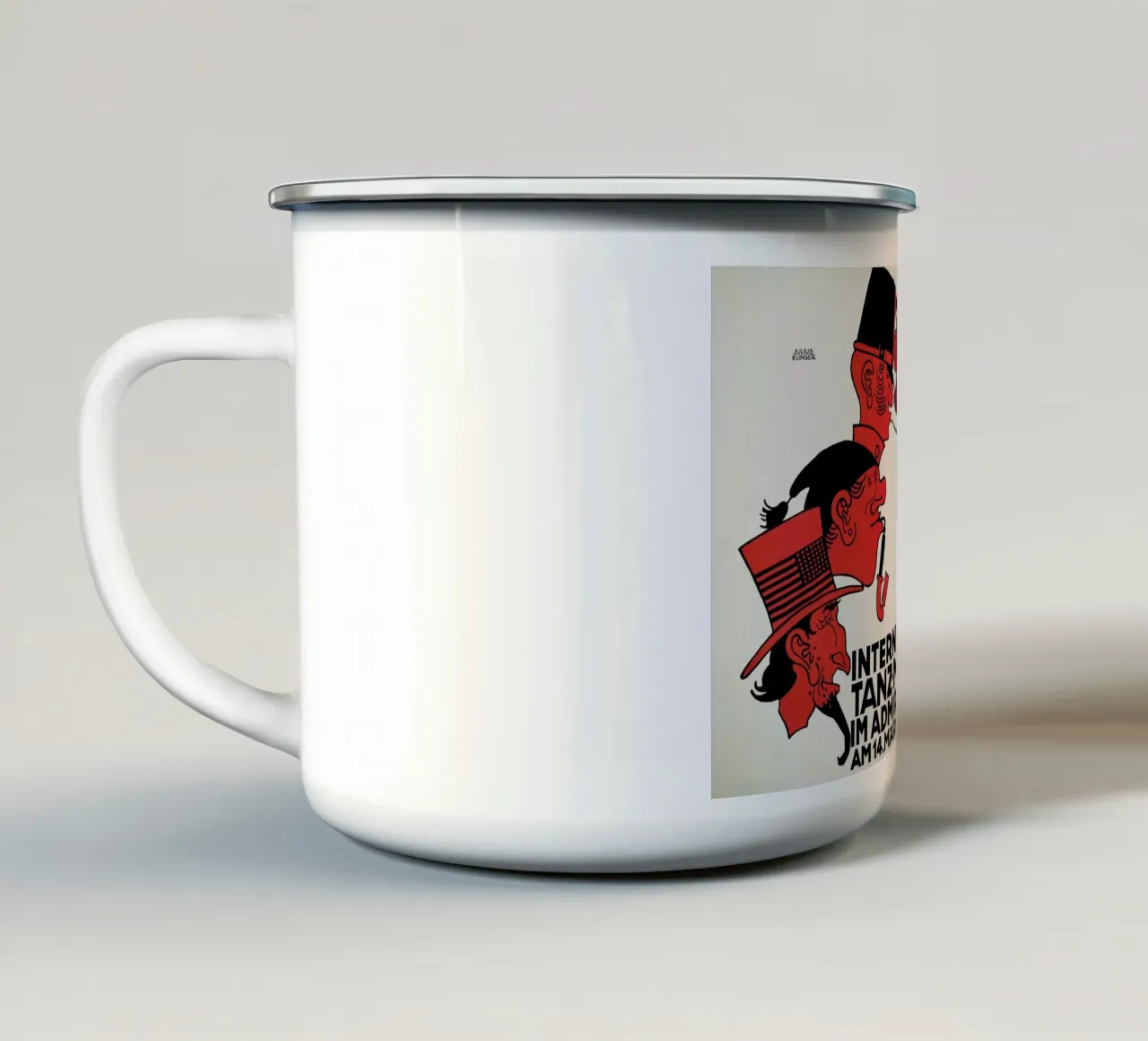 Klinger - Internationales Tanz-Match 1914 tazza in smalto da ARTOTHEK