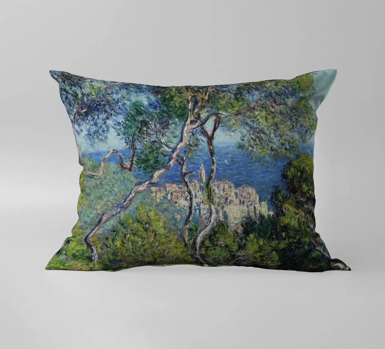 Bordighera (1884) di Claude Monet. cuscino da Monet Art Prints