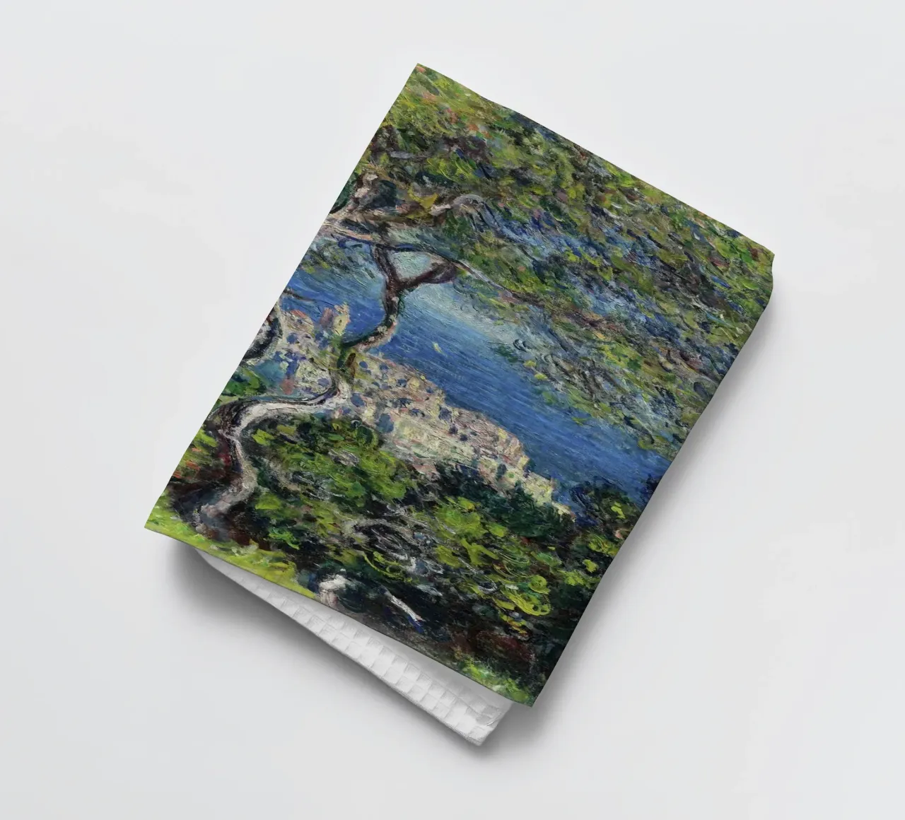 Bordighera (1884) di Claude Monet. canovaccio da cucina da Monet Art Prints