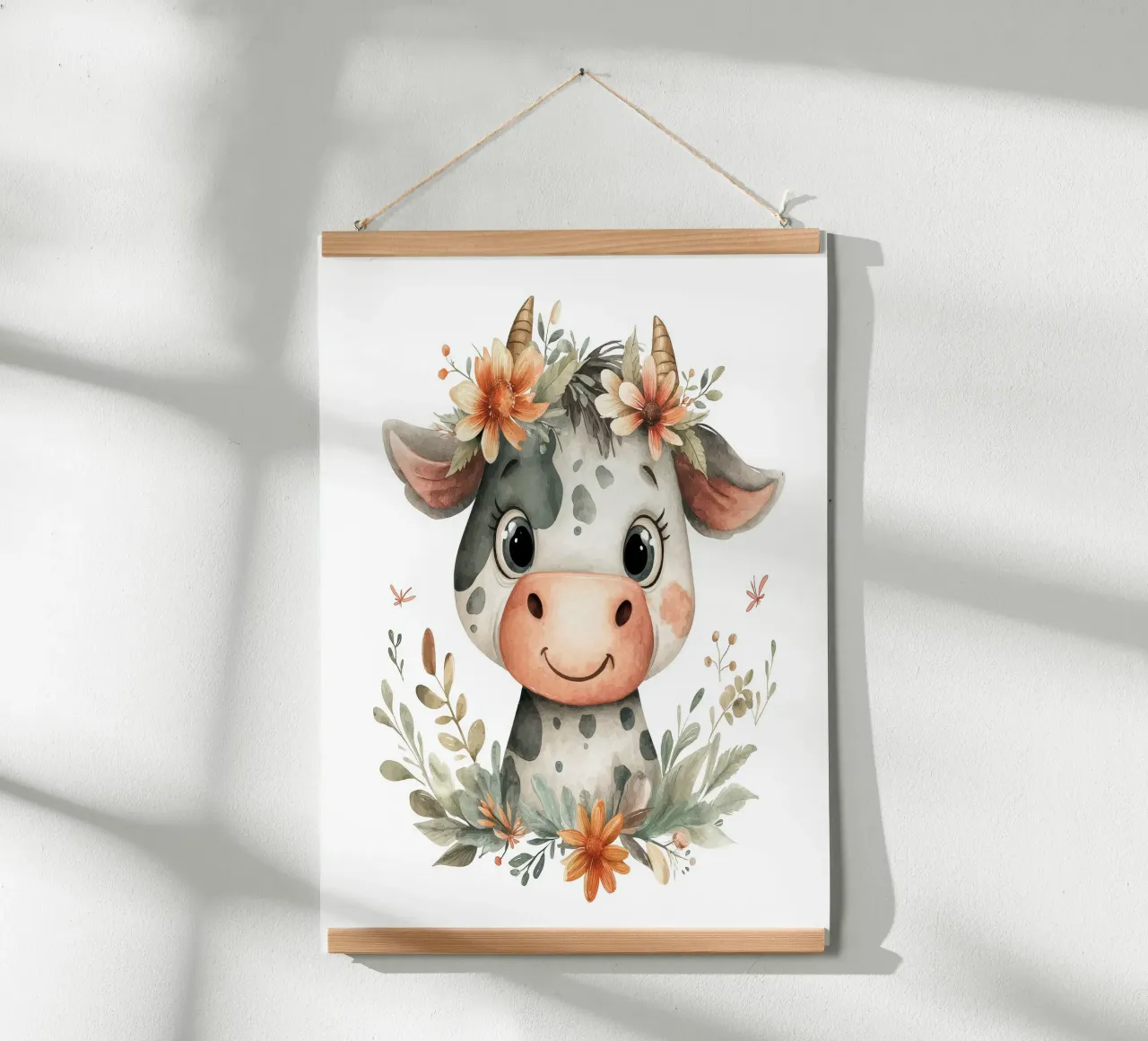 Vivaio di mucche carta hahnemühle da Imagine