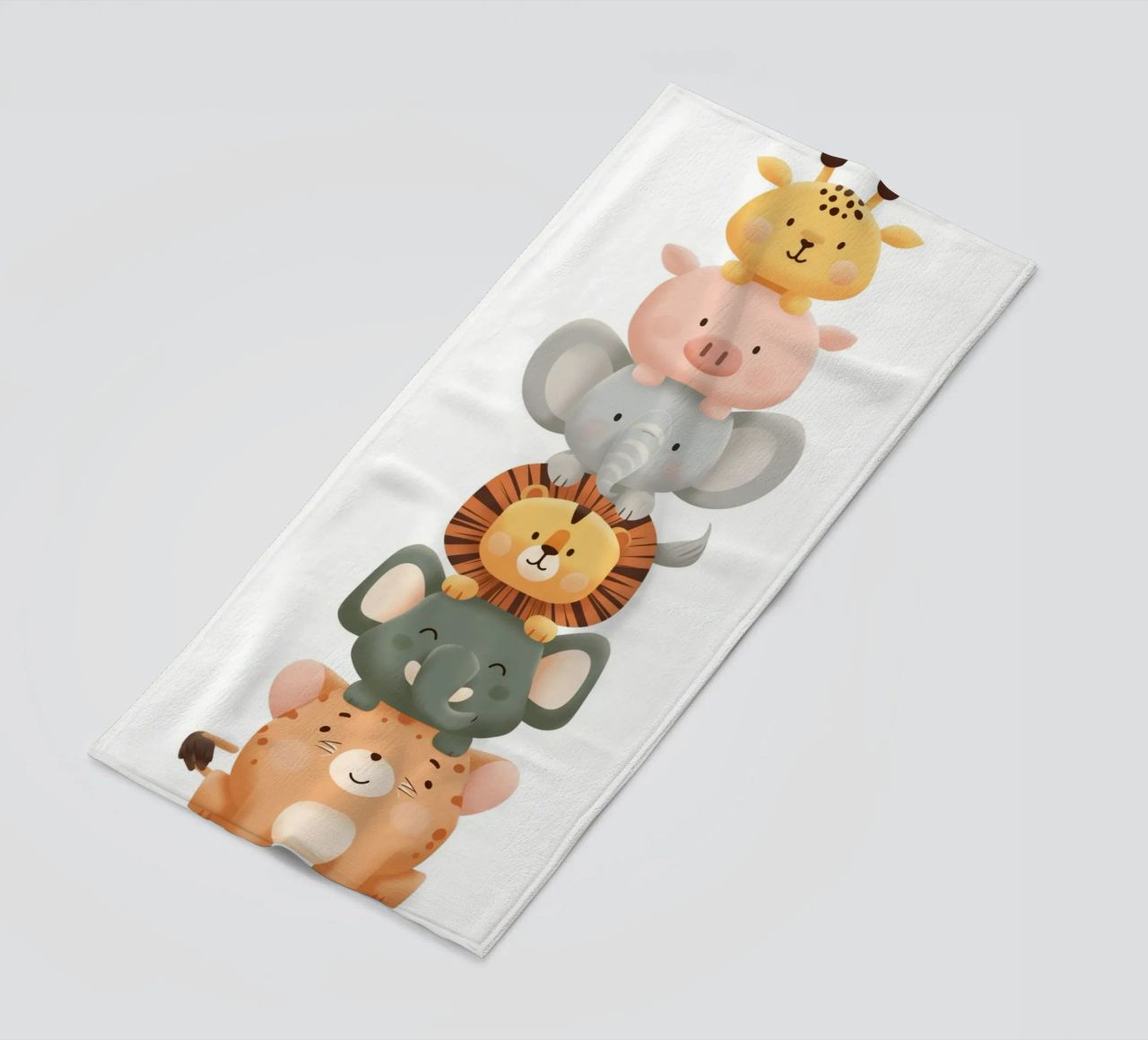 Tour d'animaux nursery serviette de plage de Imagine