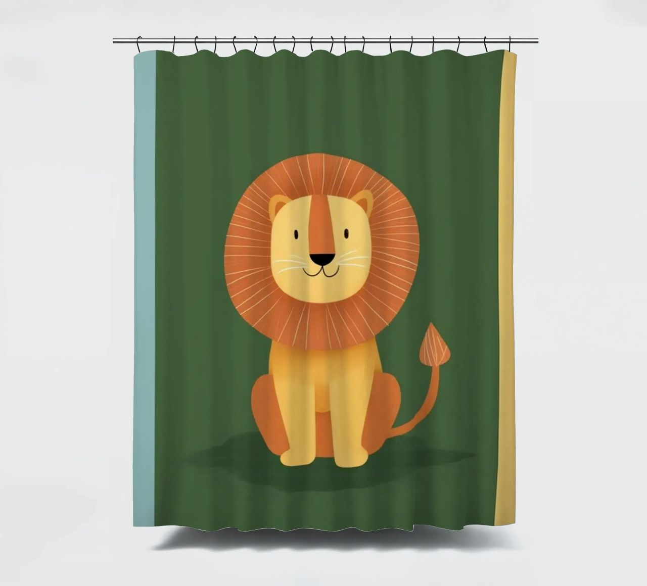 Tríptico animales guardería cortina de baño de Imagine