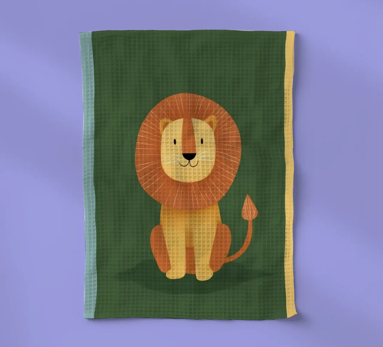 Tríptico animales guardería paño de cocina de Imagine