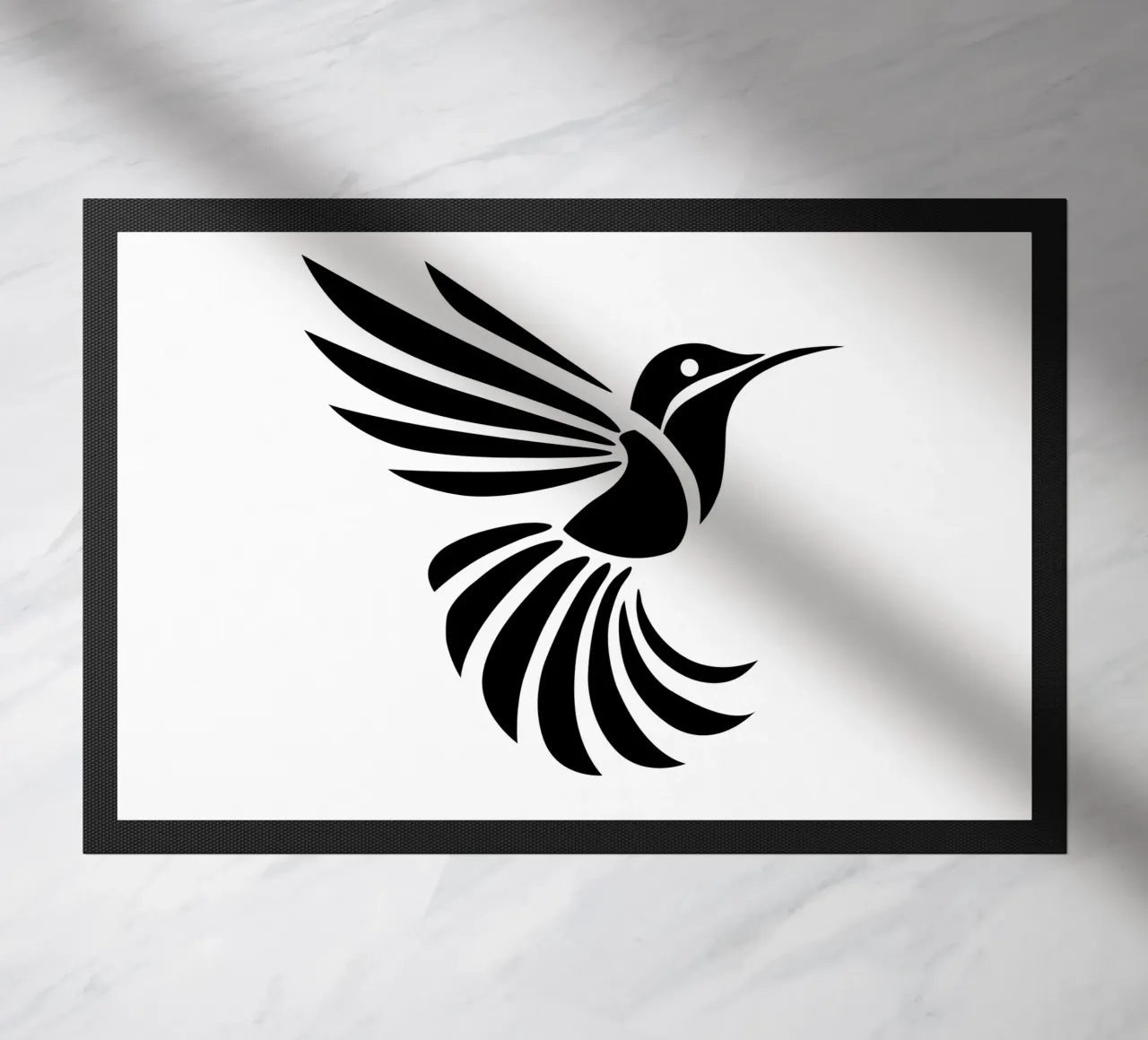 Silent Flight – Minimalist Hummingbird zerbino da Sivaro