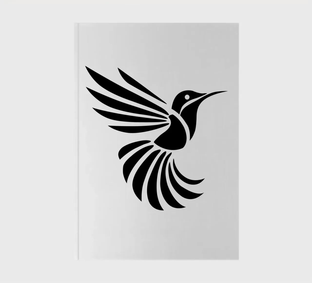 Silent Flight – Minimalist Hummingbird diario da Sivaro