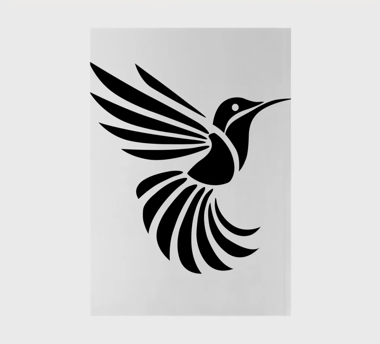 Silent Flight – Minimalist Hummingbird diario da Sivaro