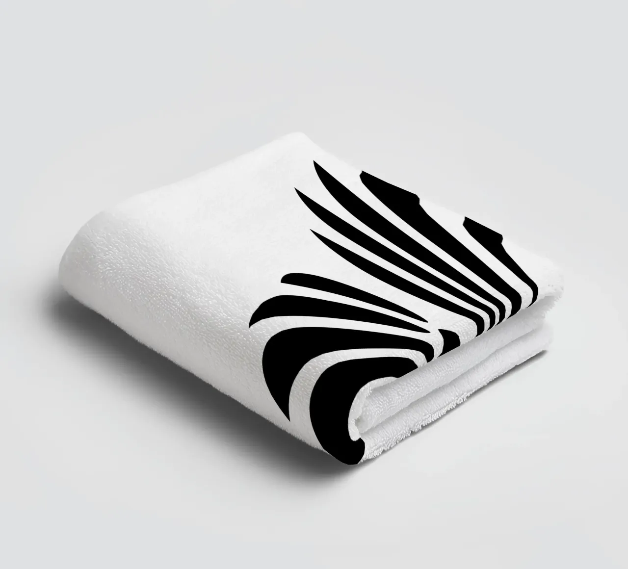 Silent Flight – Minimalist Hummingbird asciugamano da bagno da Sivaro