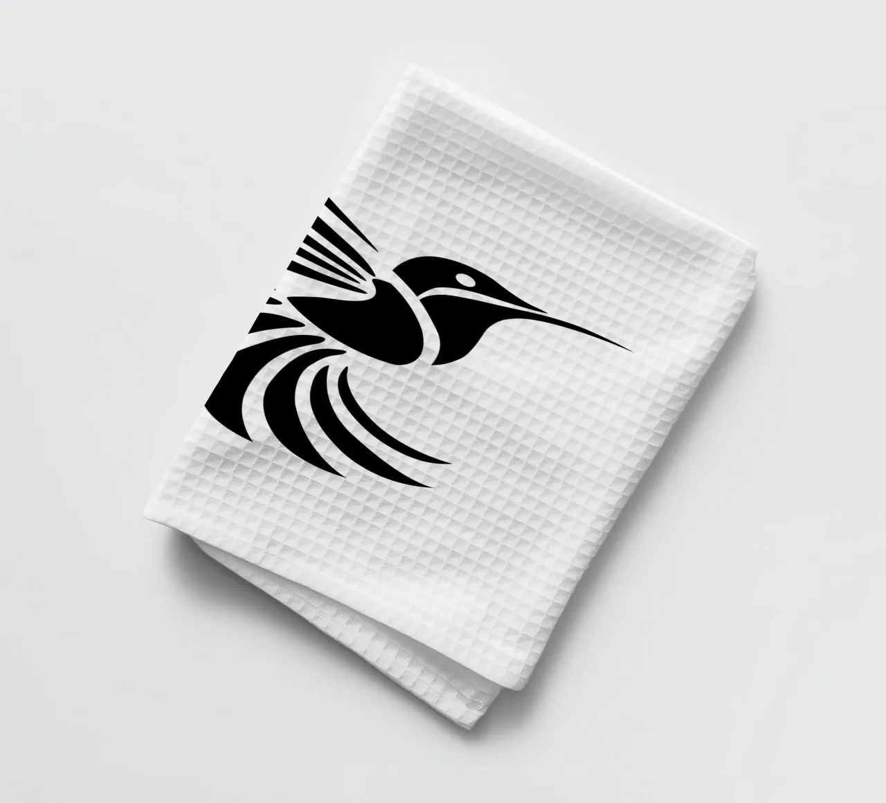 Silent Flight – Minimalist Hummingbird canovaccio da cucina da Sivaro