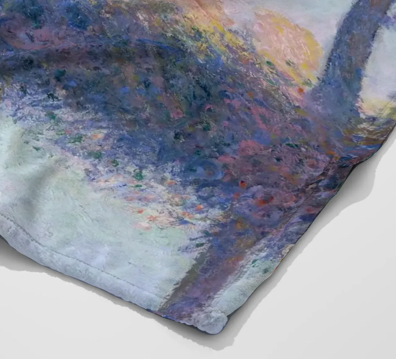I quattro alberi (1891) di Claude Monet coperta in pile da Monet Art Prints