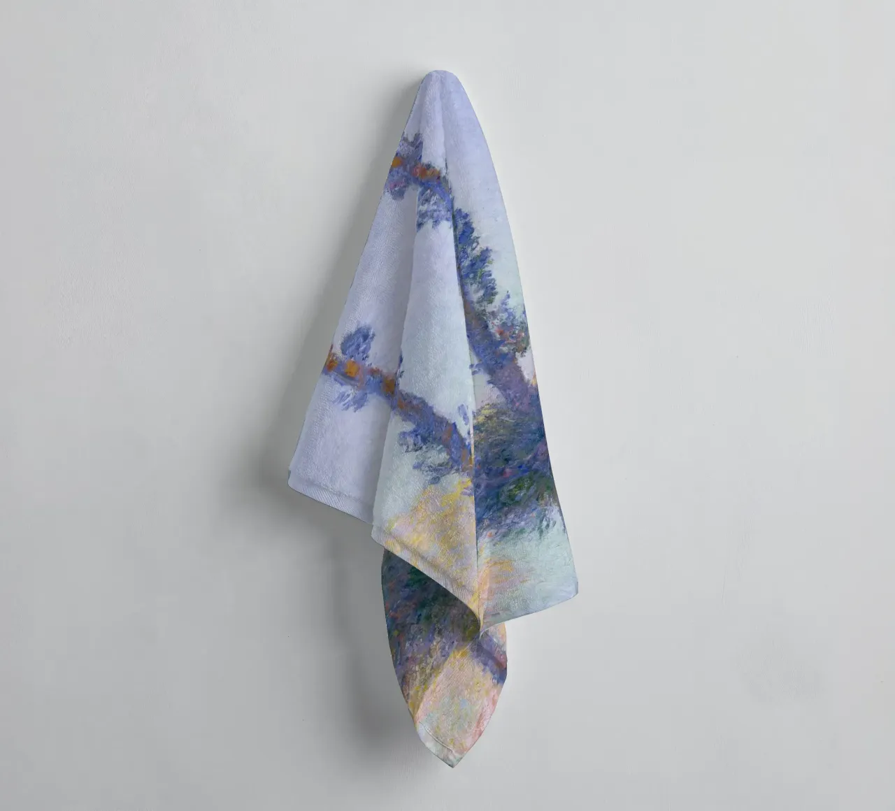 The Four Trees (1891) by Claude Monet towel by Monet Art Prints