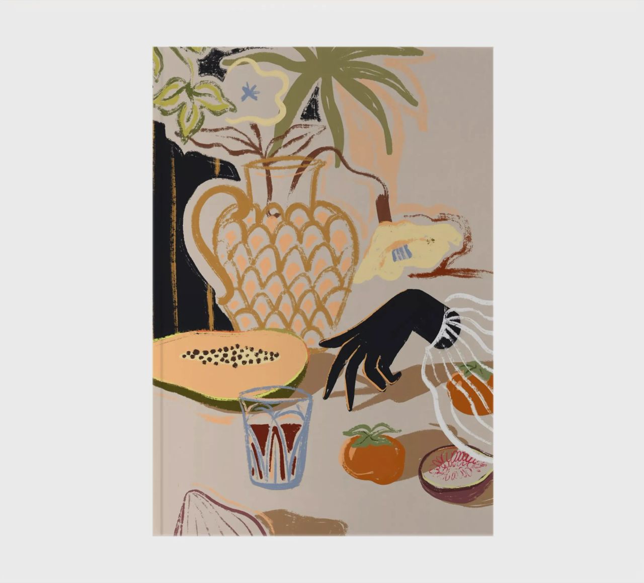 Fruits on The Table notebook by Arty Guava