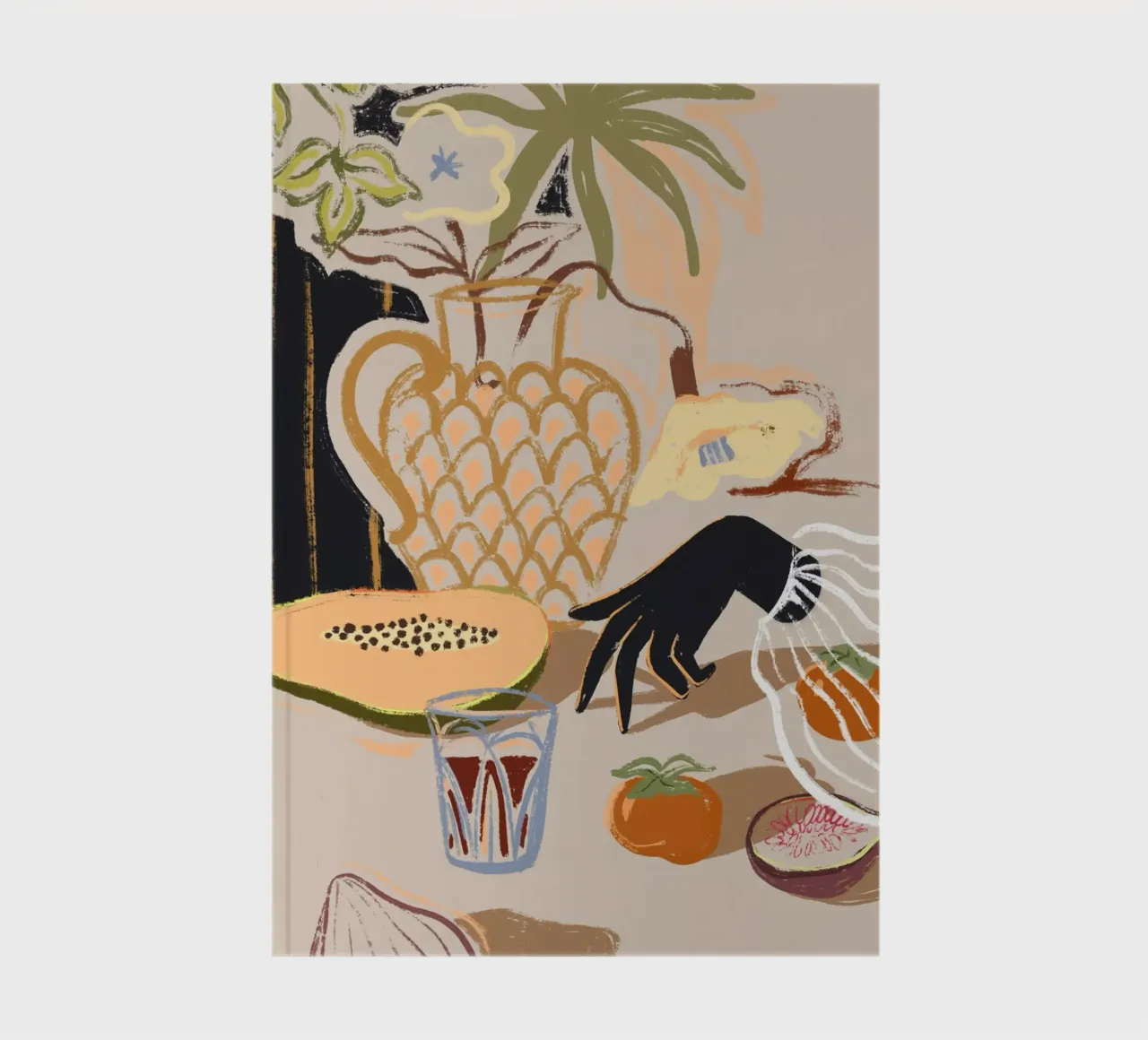 Fruits on The Table Notizbuch von Arty Guava