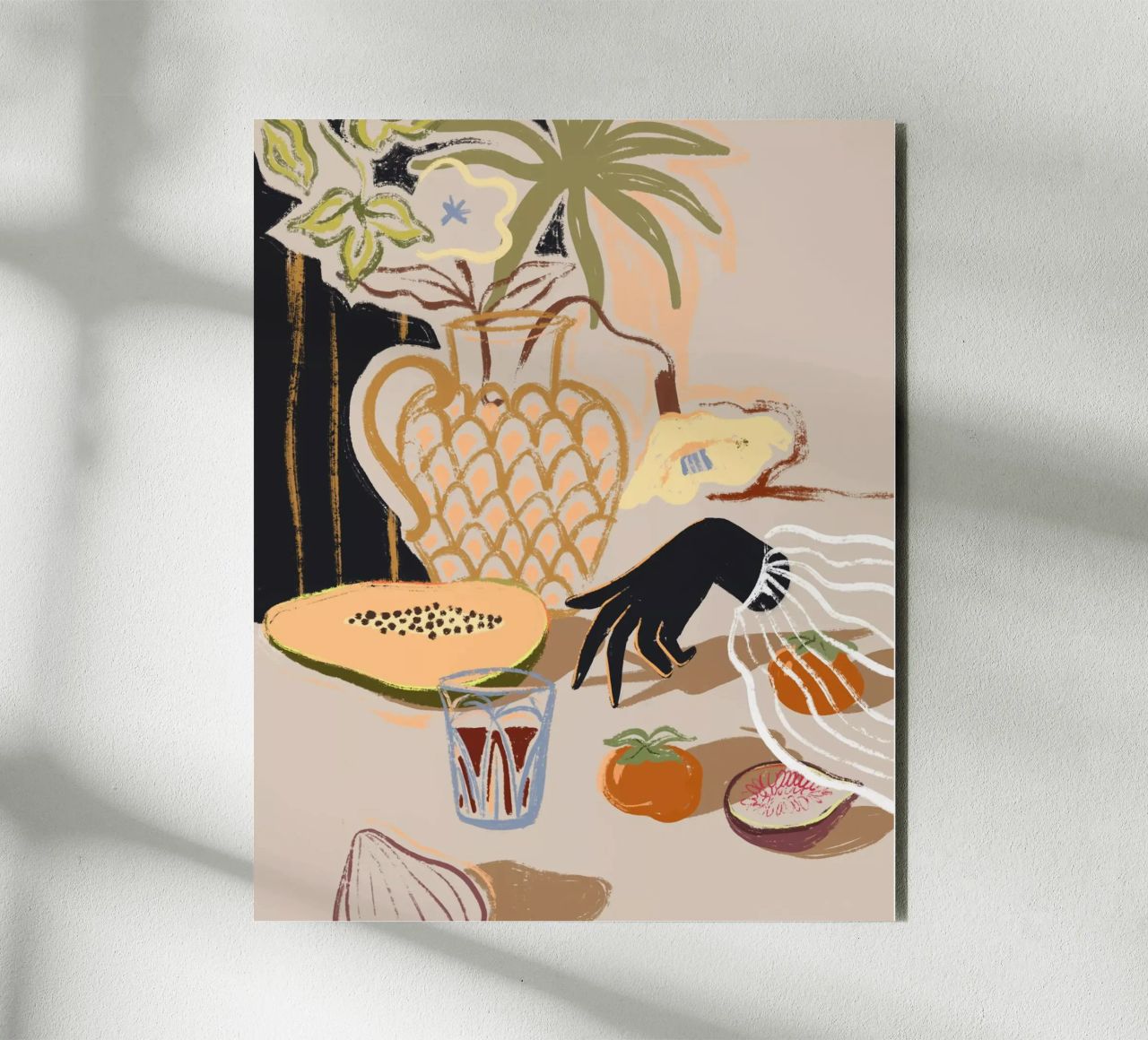 Fruits on The Table alluminio dibond da Arty Guava