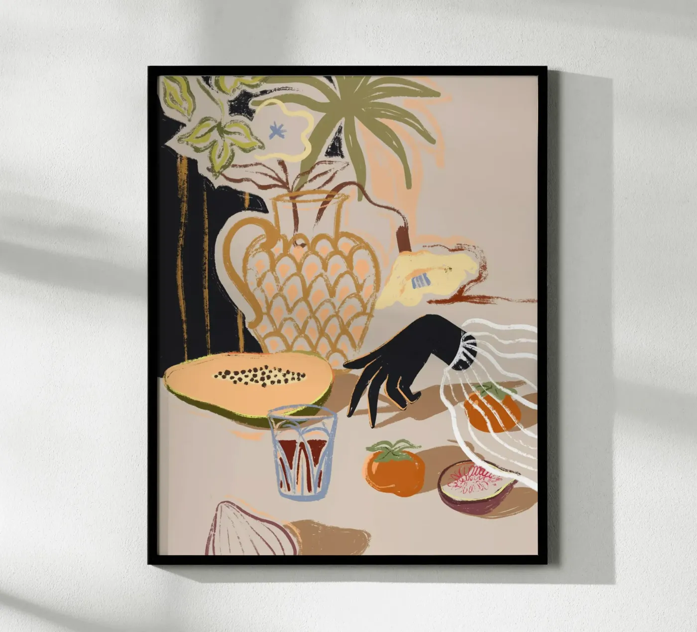 Fruits on The Table poster da Arty Guava