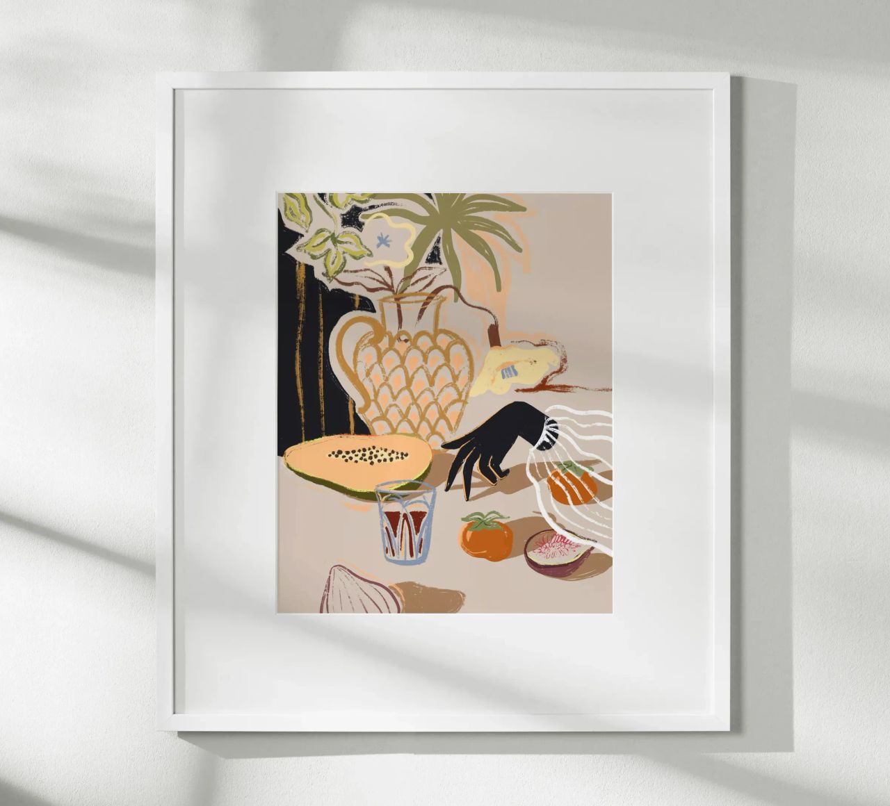 Fruits on The Table poster by Arty Guava