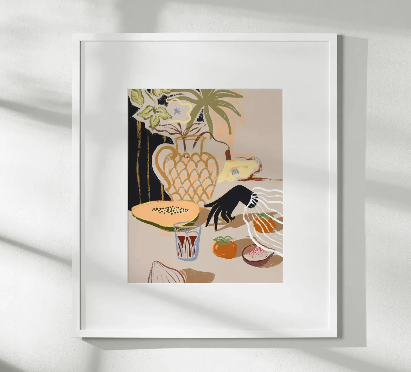 Fruits on The Table poster da Arty Guava