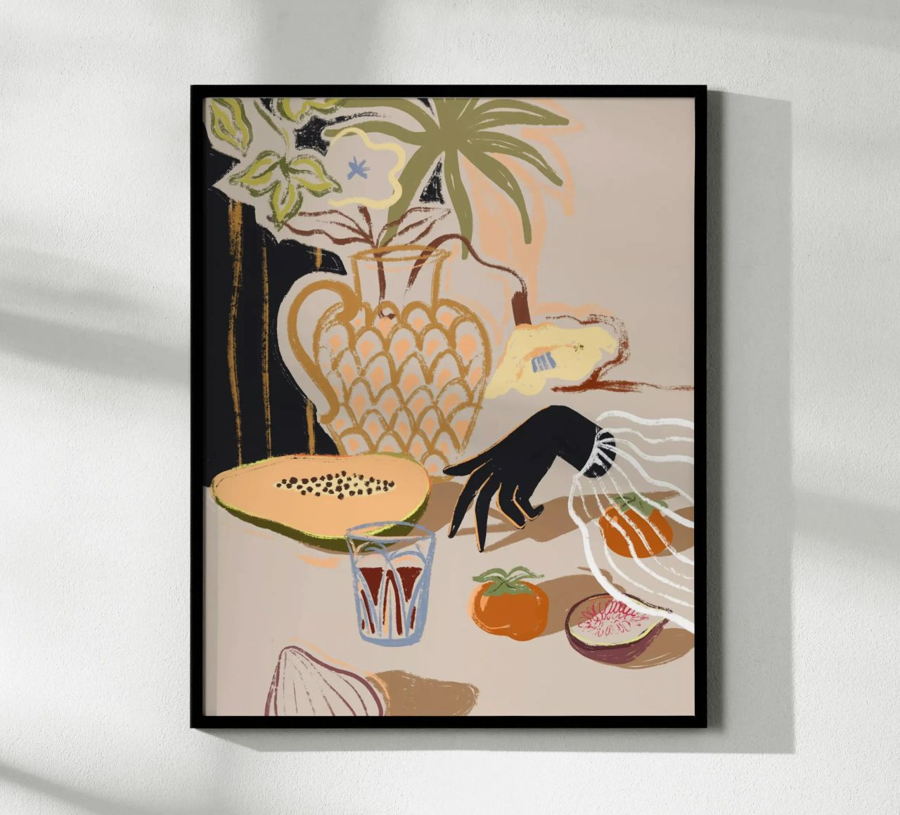 Fruits on The Table poster by Arty Guava