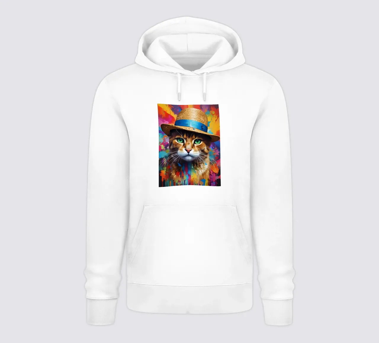 Cat in the Straw Hat hoodie by MakArena