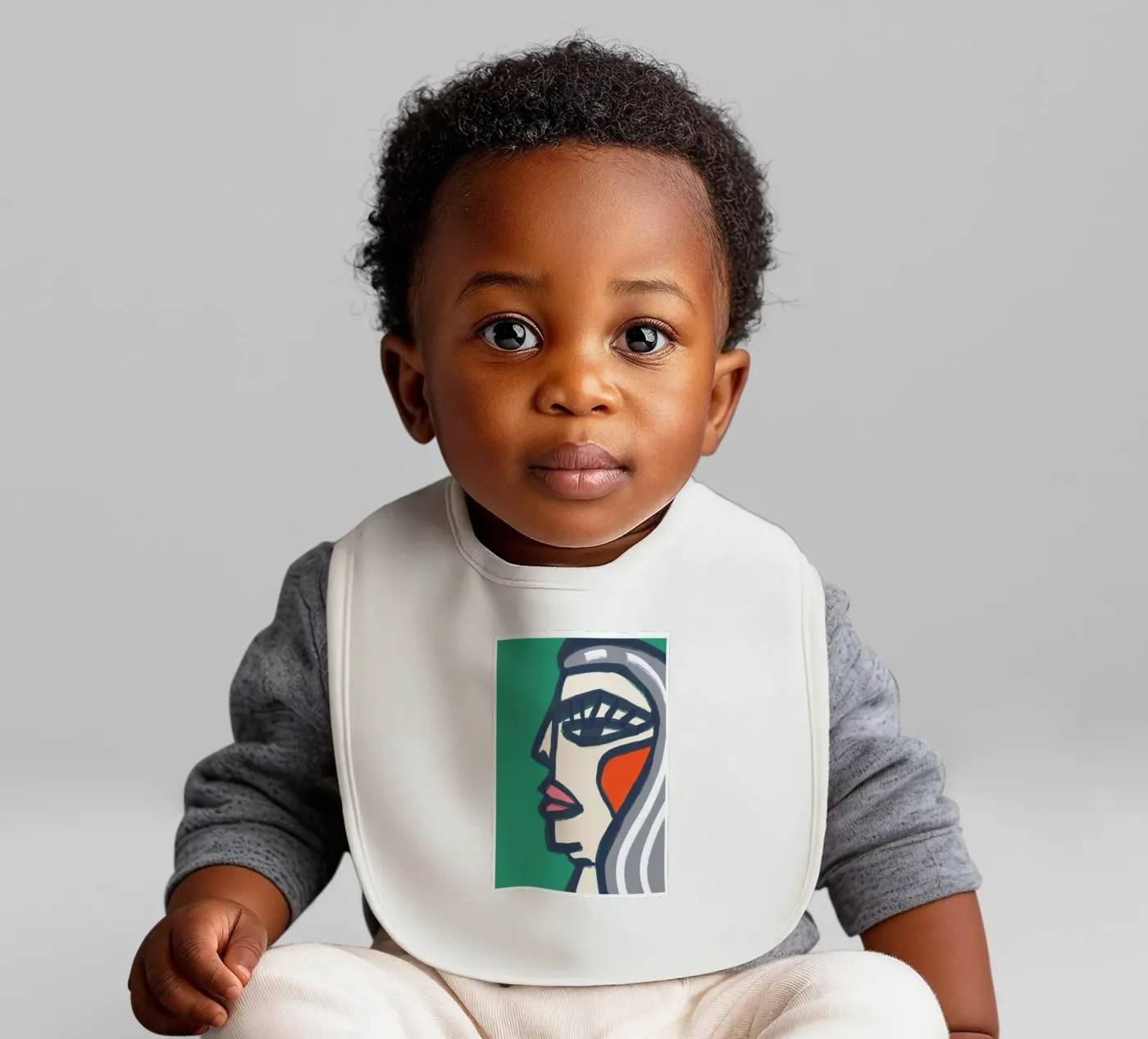 Laura baby bib by Maria Kritzas