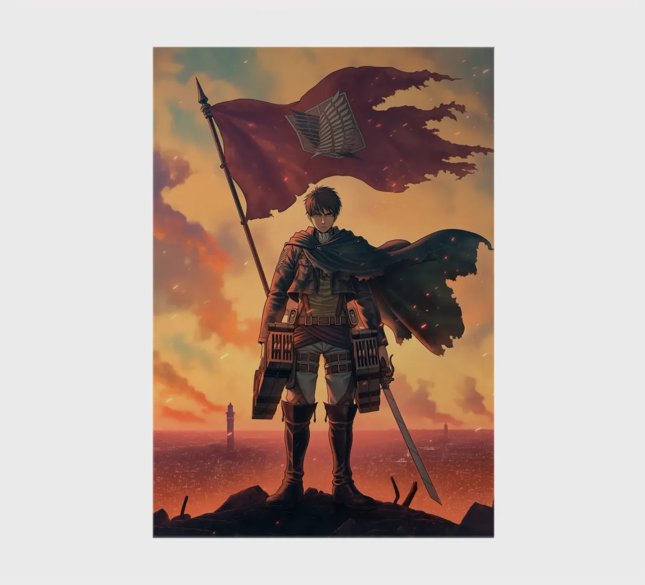 Aanval op Titan notitieboek van Fleur de Lys
