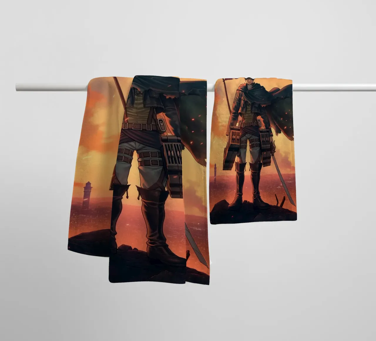 Attack on Titan towel by Fleur de Lys