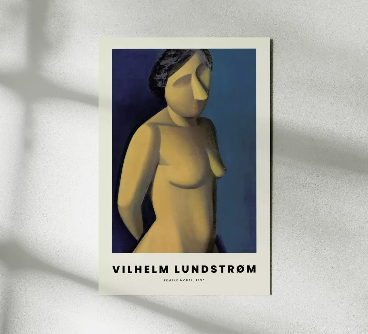Lundstrøm - Female Model alluminio dibond da Vintage by JUNIQE