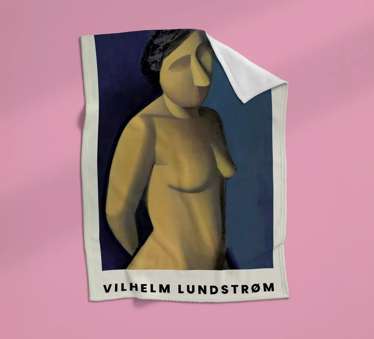 Lundstrøm - Female Model coperta in pile da Vintage by JUNIQE