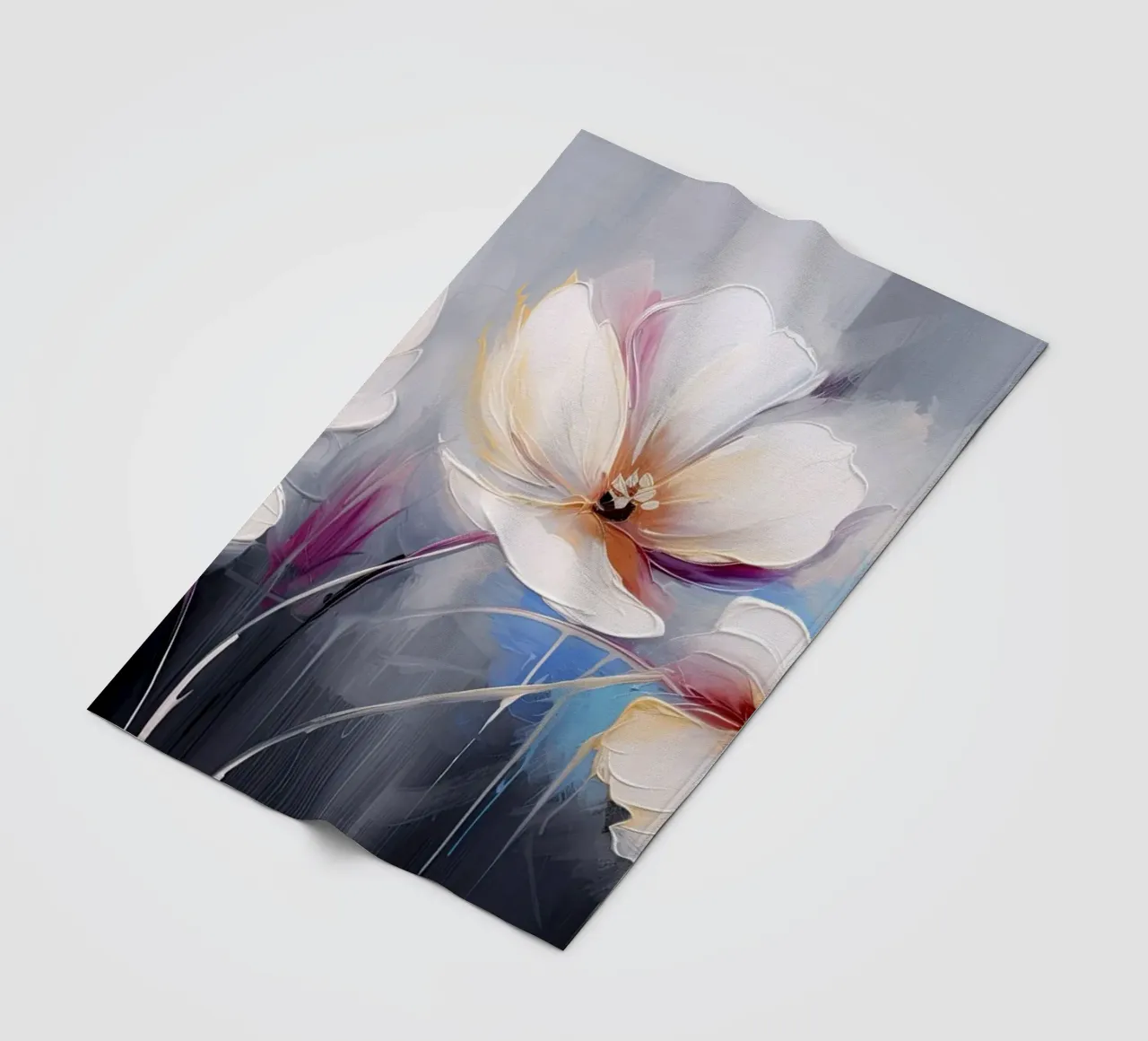 Flowers fleece blanket by Imagine
