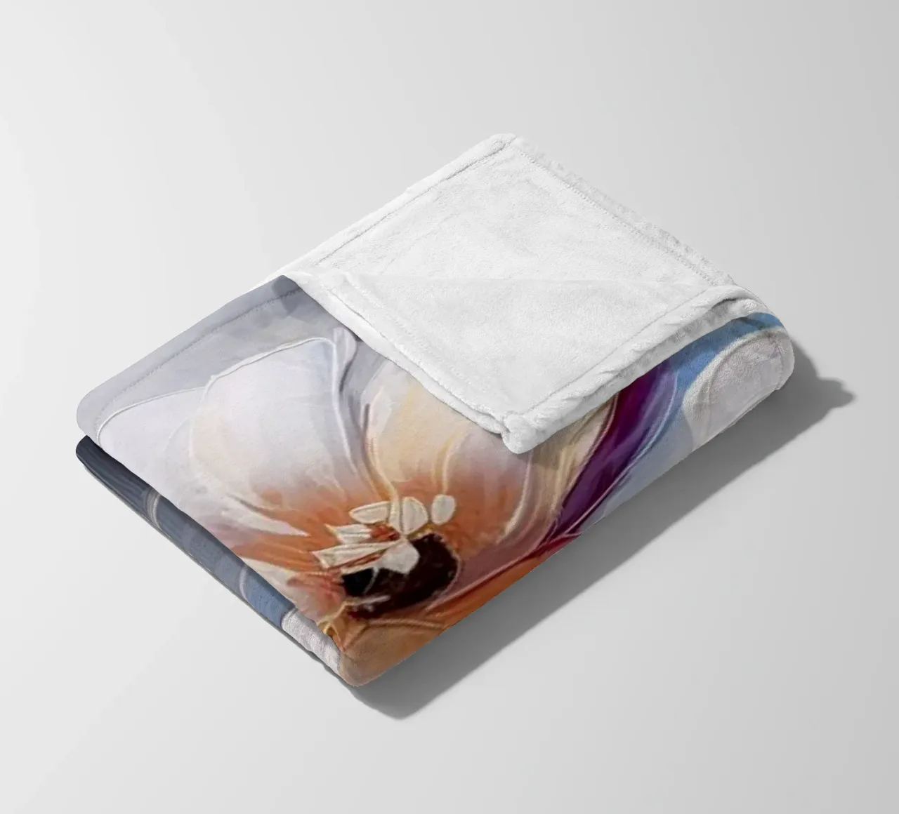 Flowers fleece blanket by Imagine
