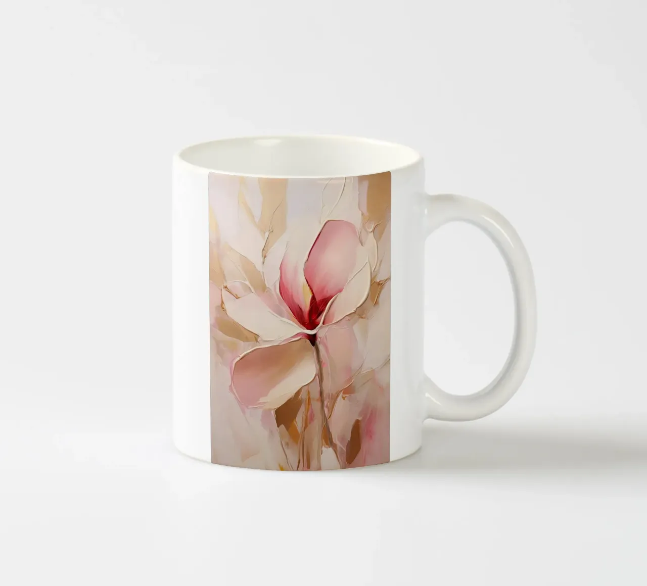 Fiore dai colori tenui tazza in ceramica da Imagine