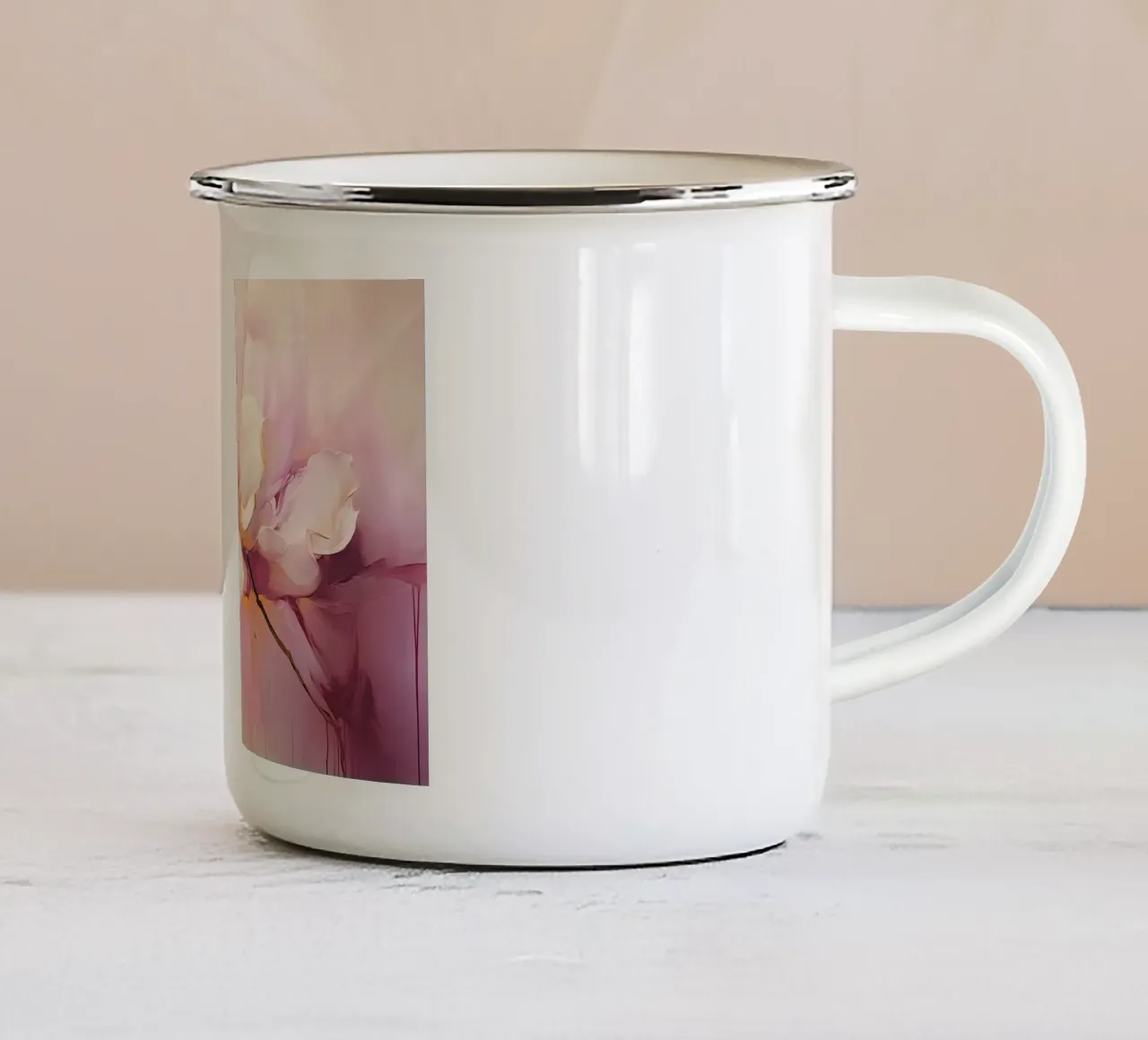 Arte da parete di Imagine tazza in smalto da Imagine