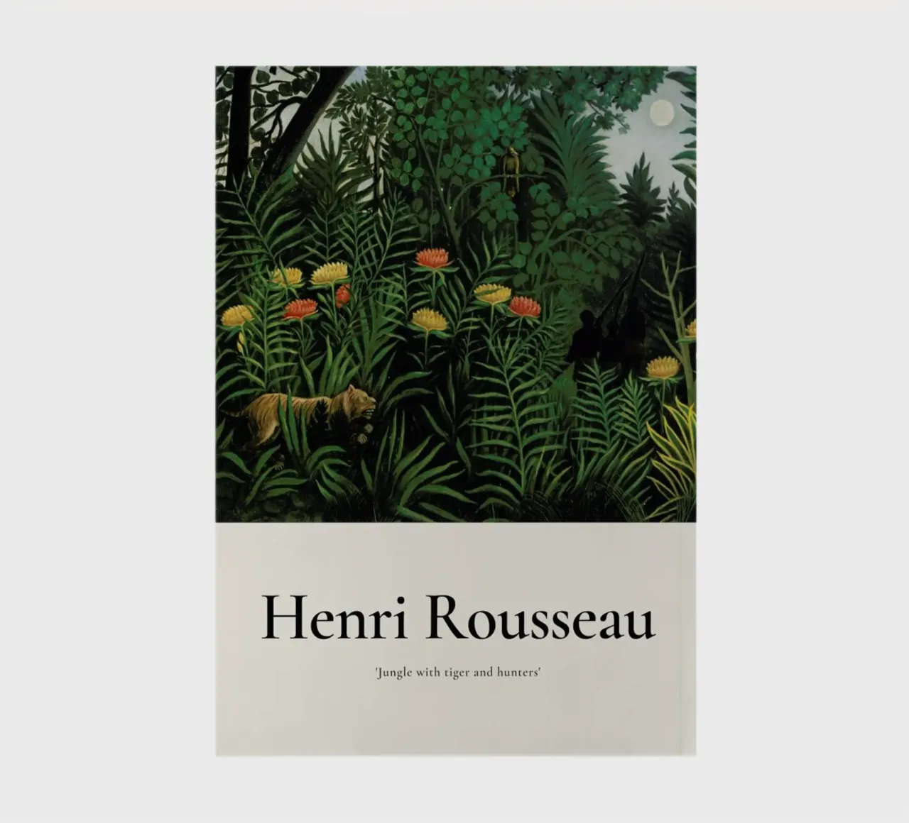 Rousseau - Jungle with Tigers and Hunters diario da ARTOTHEK