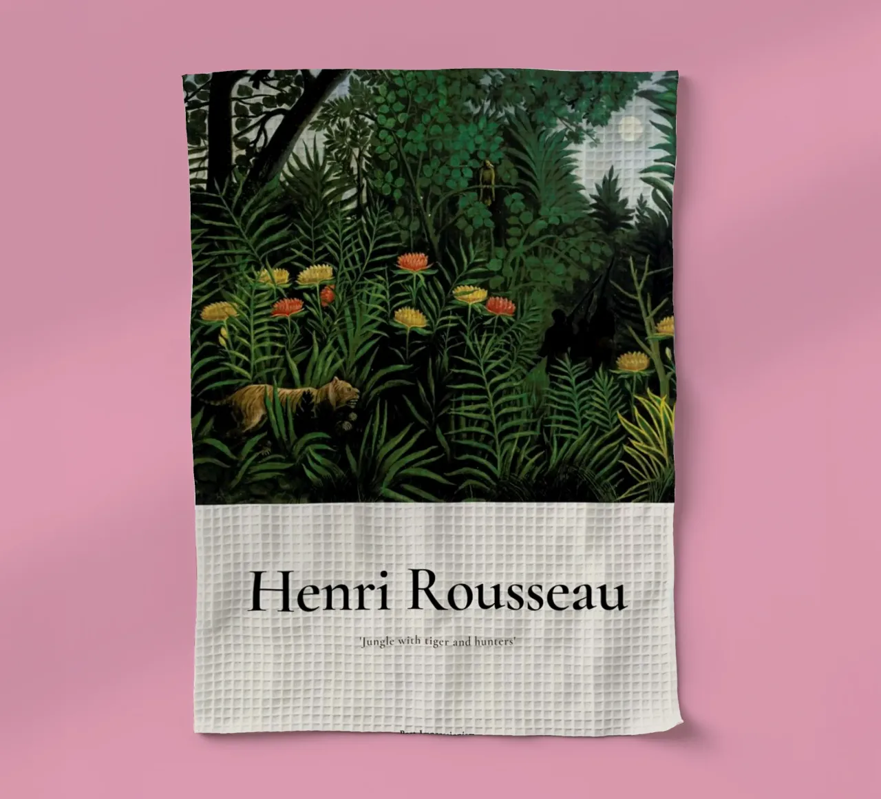 Rousseau - Jungle with Tigers and Hunters canovaccio da cucina da ARTOTHEK