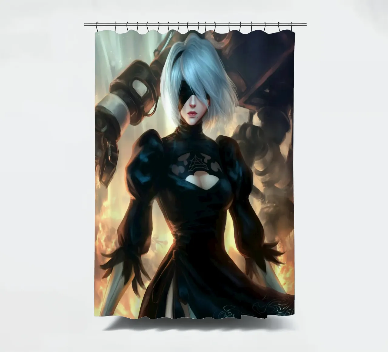 2B Nier Automata tenda da doccia da Fleur de Lys