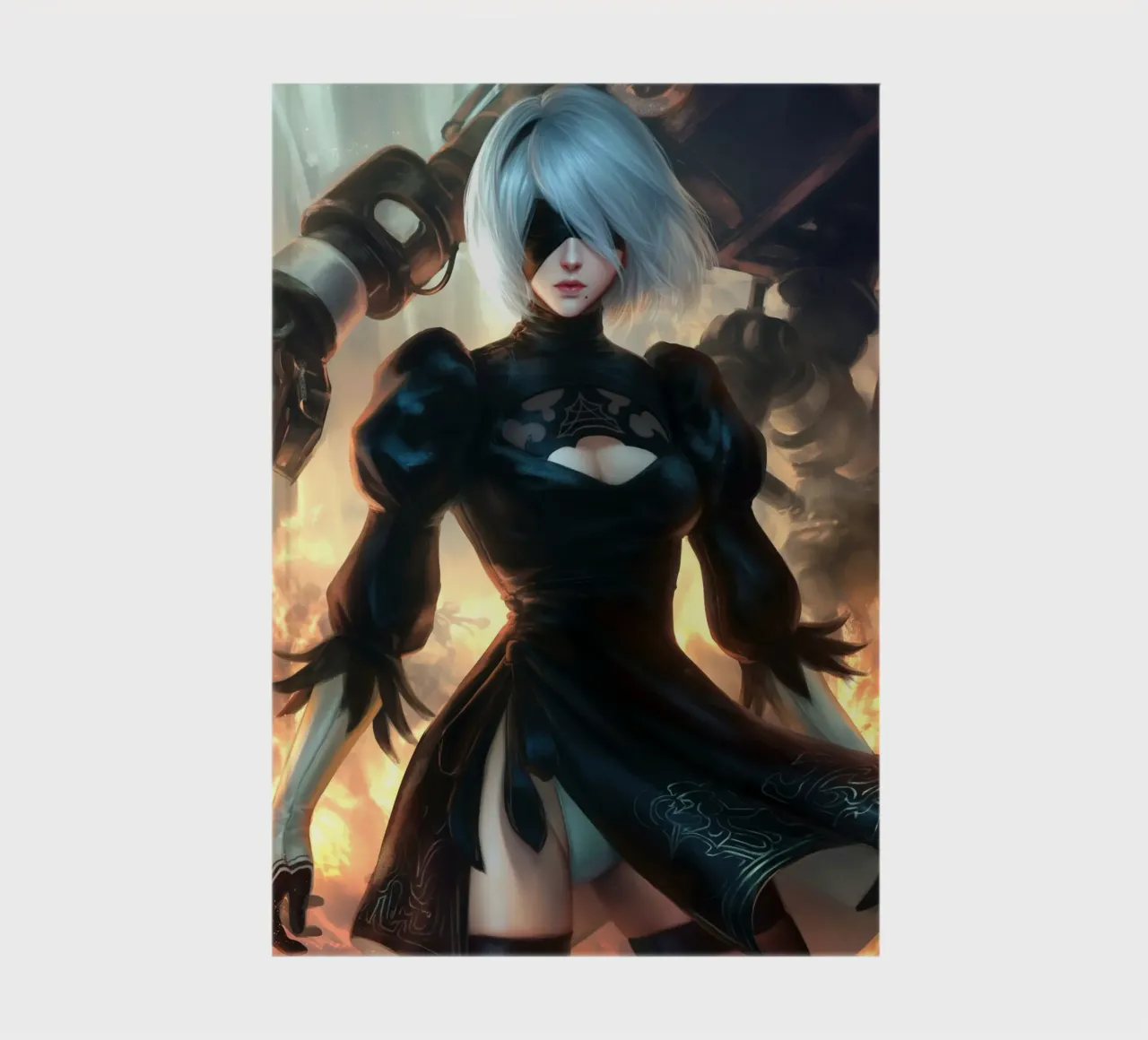 2B Nier Automata notebook by Fleur de Lys