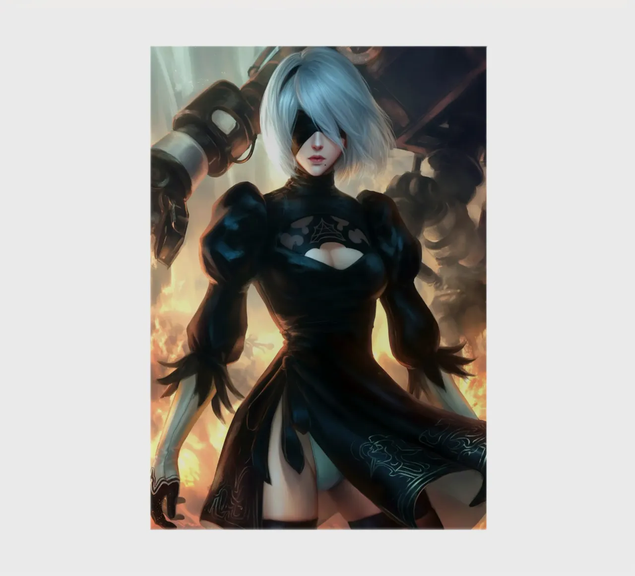 2B Nier Automata notebook by Fleur de Lys