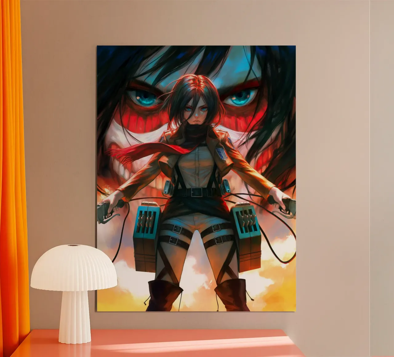 Mikasa Ackerman Attack on Titan hahnemühle de Fleur de Lys