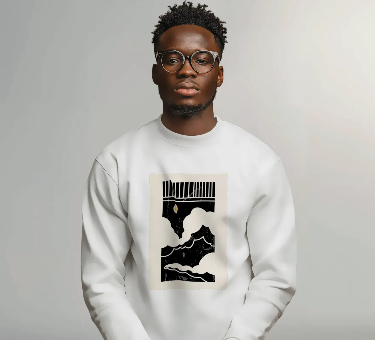 Sun Through Clouds felpa da Graphite