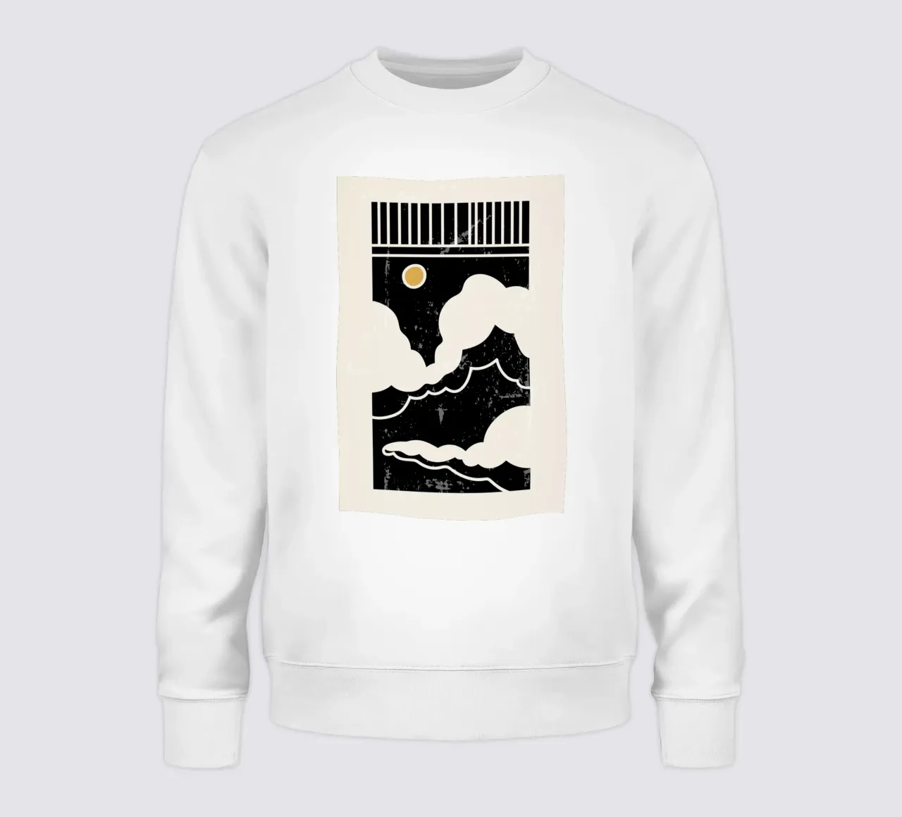 Sun Through Clouds felpa da Graphite